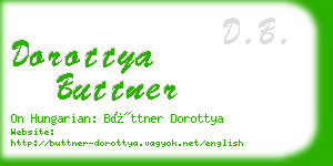 dorottya buttner business card